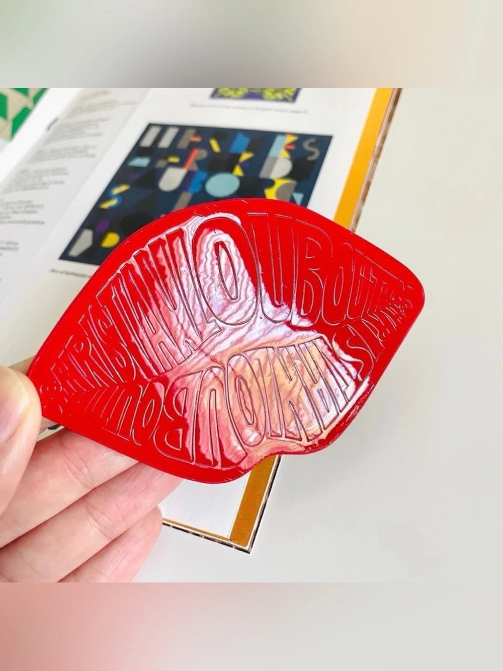 Christian Louboutin Lip Shape Mirror